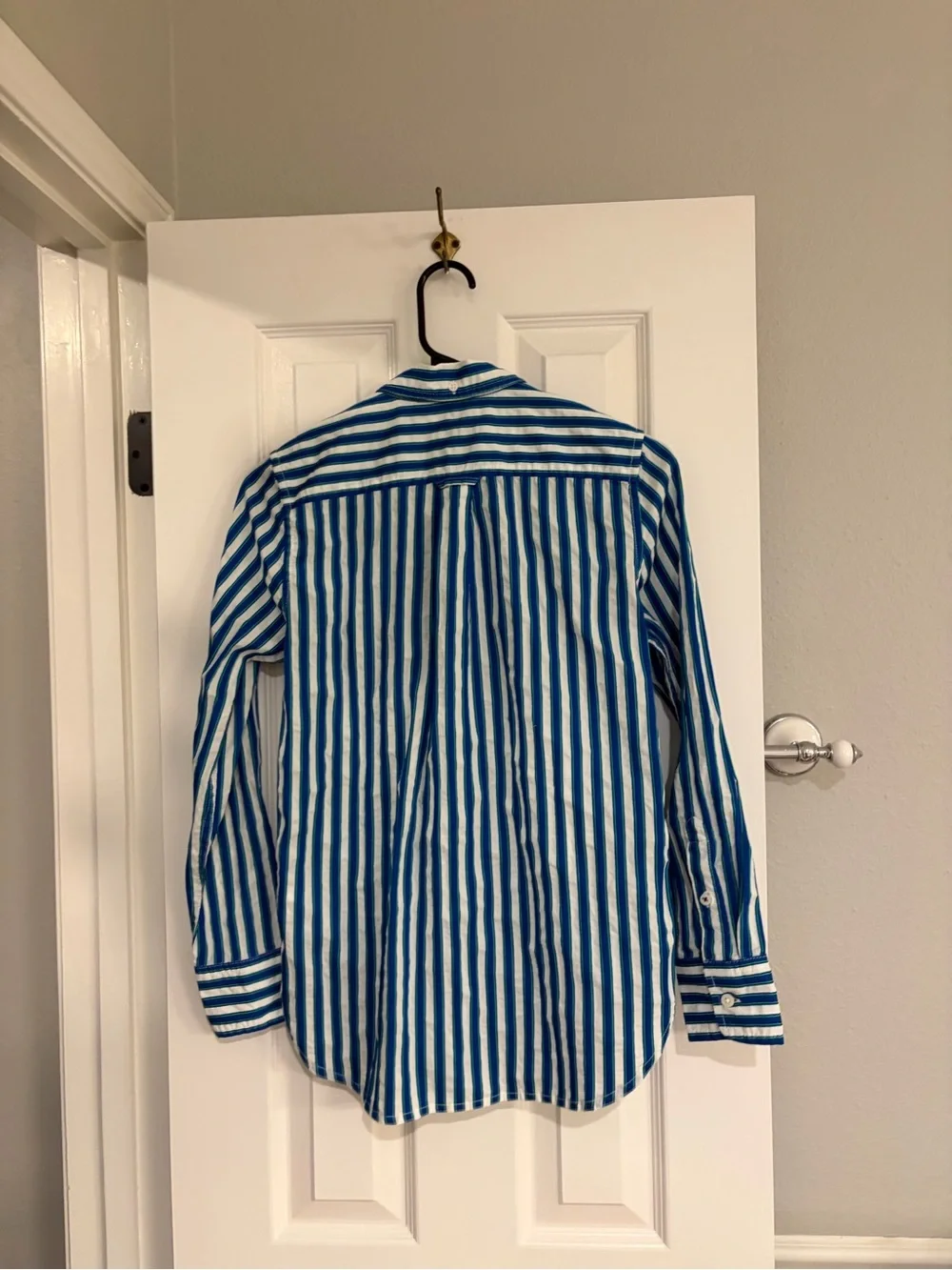 J.Crew Classic Fit Blue Stripe Button Down Shirt NWT 00